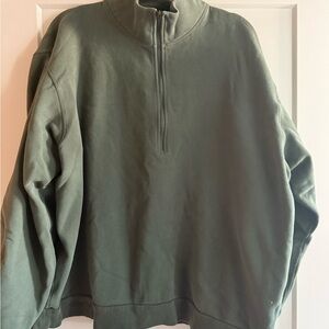 lululemon athletica Men's Olive Zip-Up Sweater